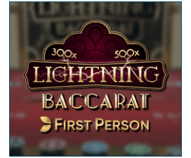 First Person Lightning Baccarat