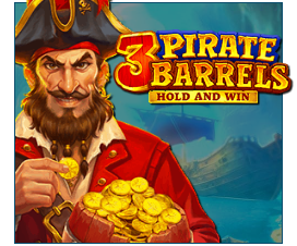 3 Pirate Barrels: Hold and Win